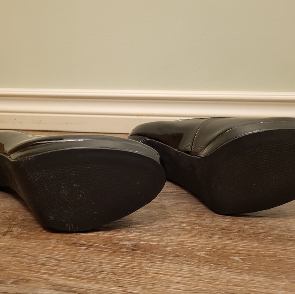 Franco Sarto Patent Leather  Heels  Balada Black Size 7 - Picture 6 of 9